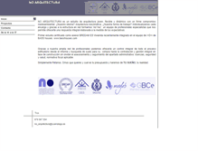 Tablet Screenshot of noarquitectura.es
